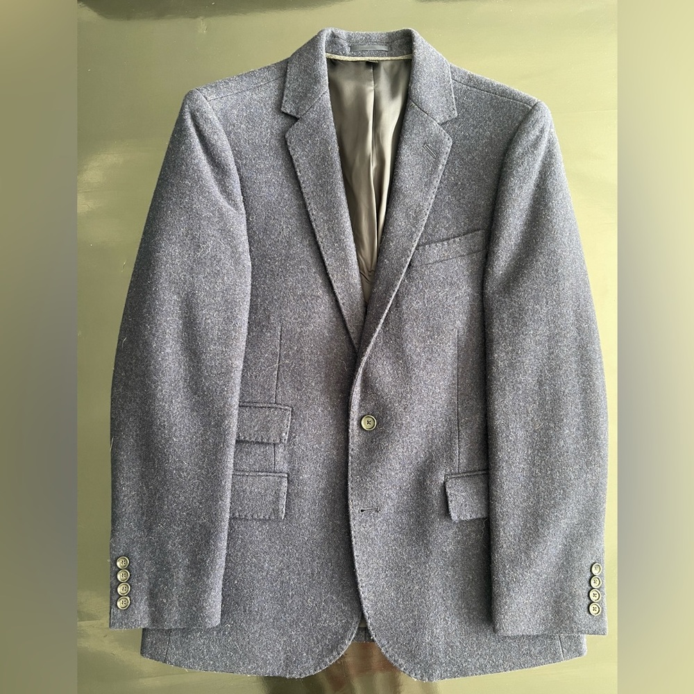 J.Crew blue wool blazer // size 40R